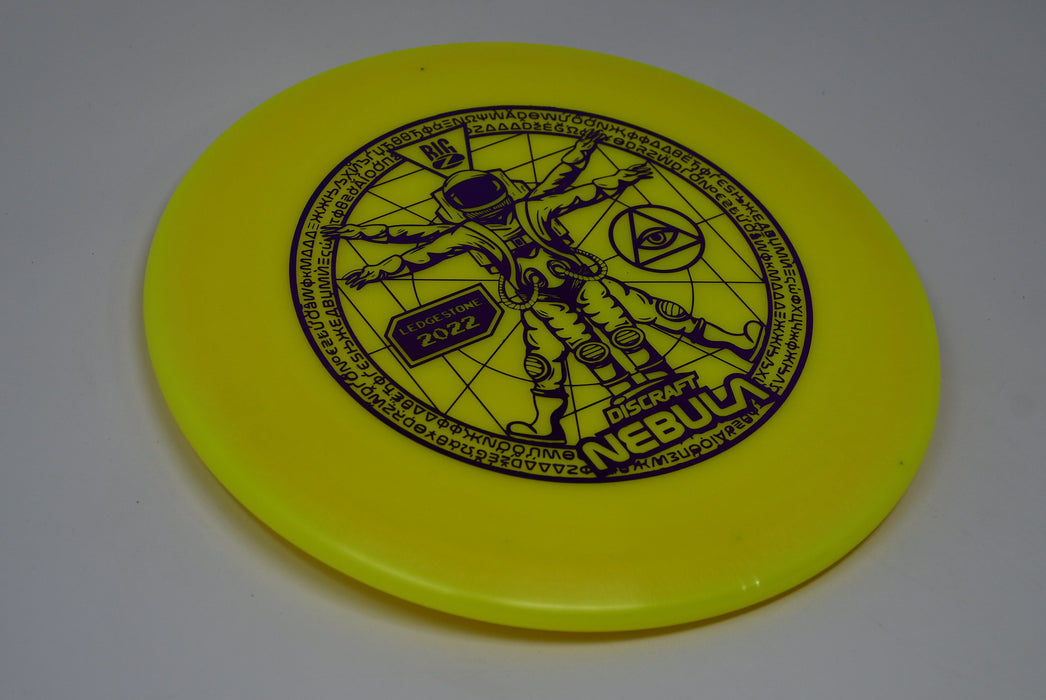 Buy Yellow Discraft LE Big-Z Nebula Ledgestone 2022 Midrange Disc Golf Disc (Frisbee Golf Disc) at Skybreed Discs Online Store