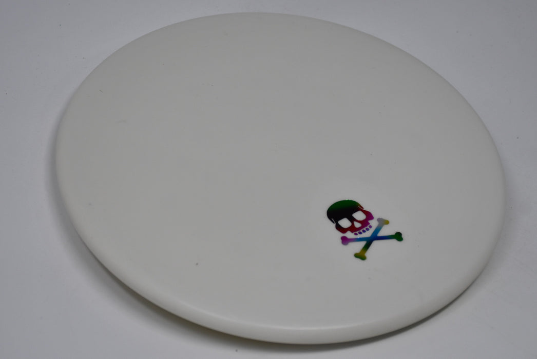 Buy White Dynamic Prime Moonshine Culprit Mini Skull Putt and Approach Disc Golf Disc (Frisbee Golf Disc) at Skybreed Discs Online Store