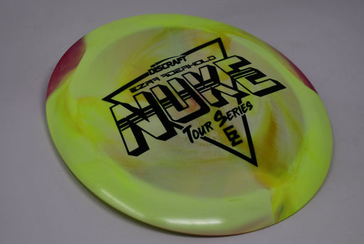 Buy Yellow Discraft ESP Swirl Nuke Ezra Aderhold 2022 Tour Series Distance Driver Disc Golf Disc (Frisbee Golf Disc) at Skybreed Discs Online Store