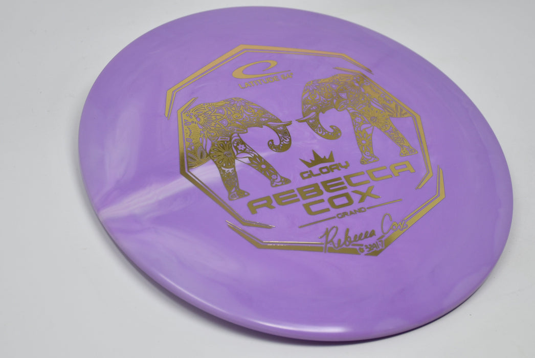 Buy Purple Latitude 64 Royal Line Grand Glory Rebecca Cox 2022 Tour Series Fairway Driver Disc Golf Disc (Frisbee Golf Disc) at Skybreed Discs Online Store