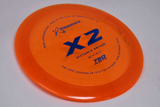 Buy Orange Prodigy 750 X2 Distance Driver Disc Golf Disc (Frisbee Golf Disc) at Skybreed Discs Online Store