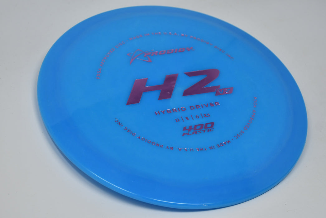 Buy Blue Prodigy 400 H2V2 Fairway Driver Disc Golf Disc (Frisbee Golf Disc) at Skybreed Discs Online Store