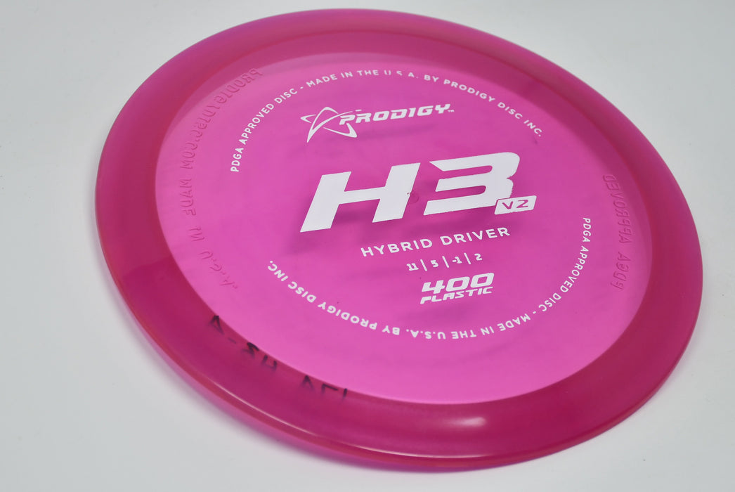 Buy Pink Prodigy 400 H3V2 Fairway Driver Disc Golf Disc (Frisbee Golf Disc) at Skybreed Discs Online Store