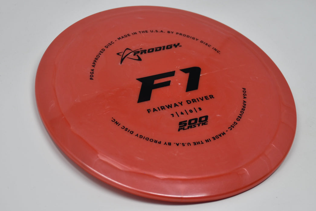 Buy Red Prodigy 500 F1 Fairway Driver Disc Golf Disc (Frisbee Golf Disc) at Skybreed Discs Online Store