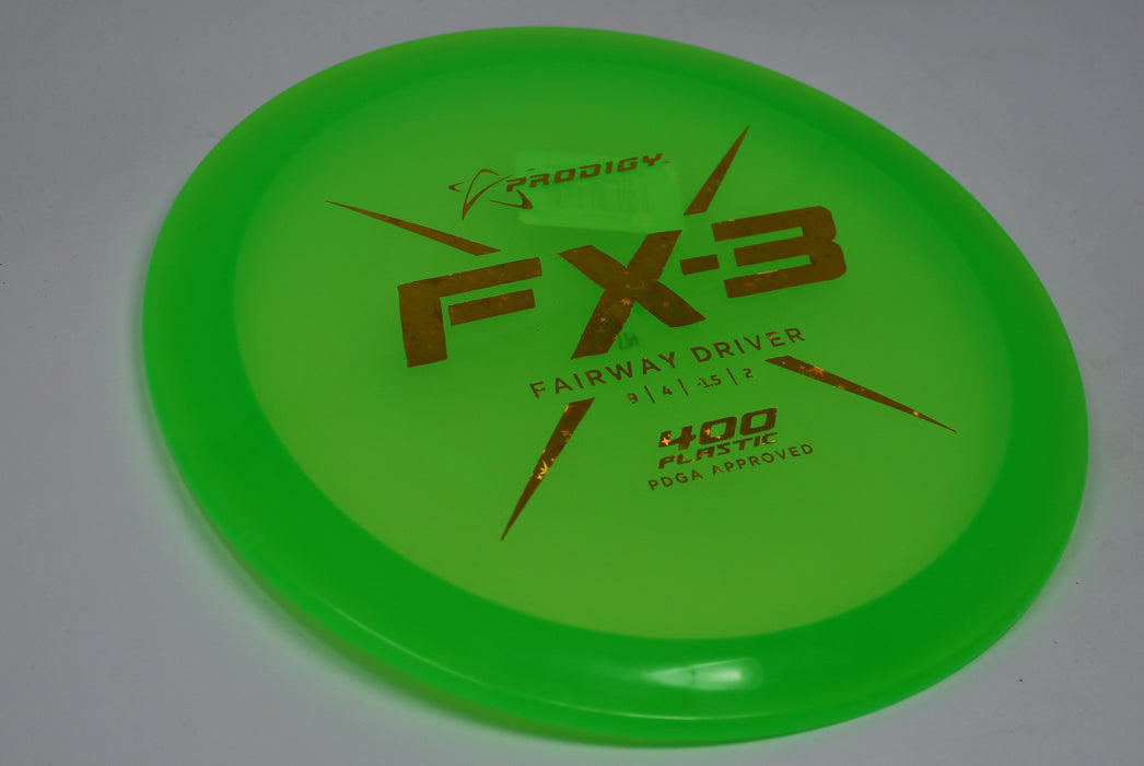 Buy Green Prodigy 400 FX3 Fairway Driver Disc Golf Disc (Frisbee Golf Disc) at Skybreed Discs Online Store