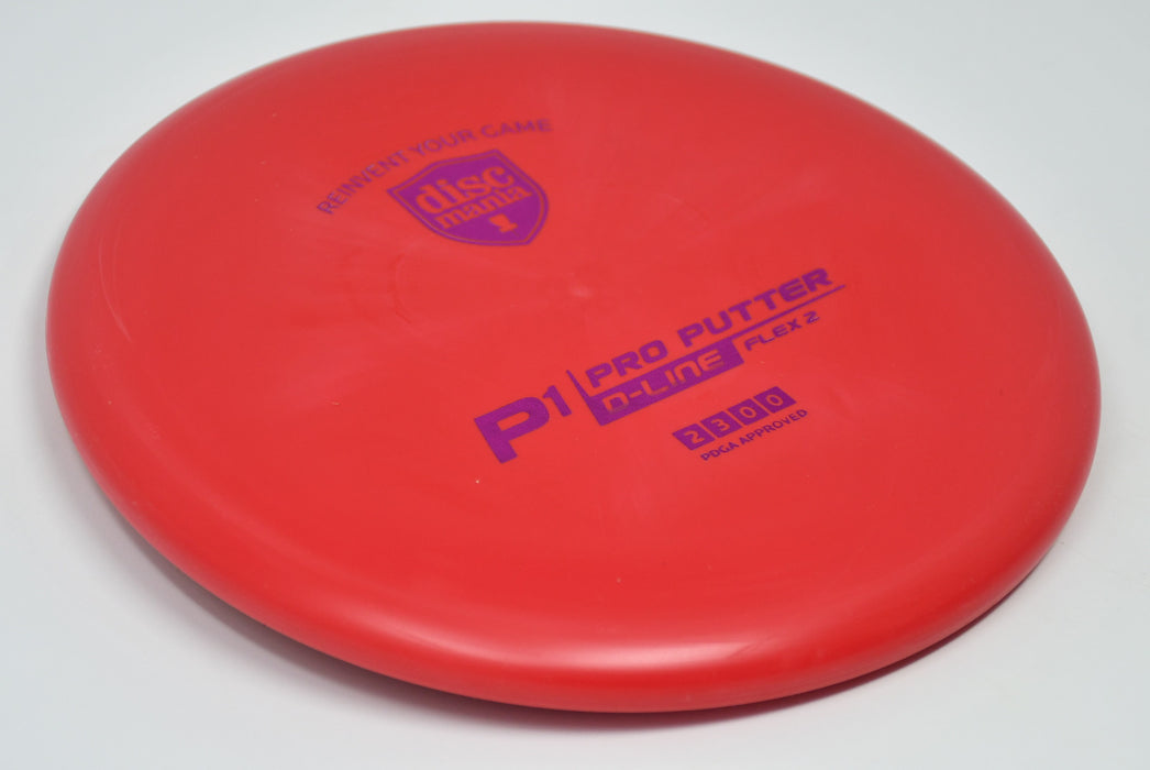 Buy Red Discmania D-Line P2 Flex 2 Putt and Approach Disc Golf Disc (Frisbee Golf Disc) at Skybreed Discs Online Store