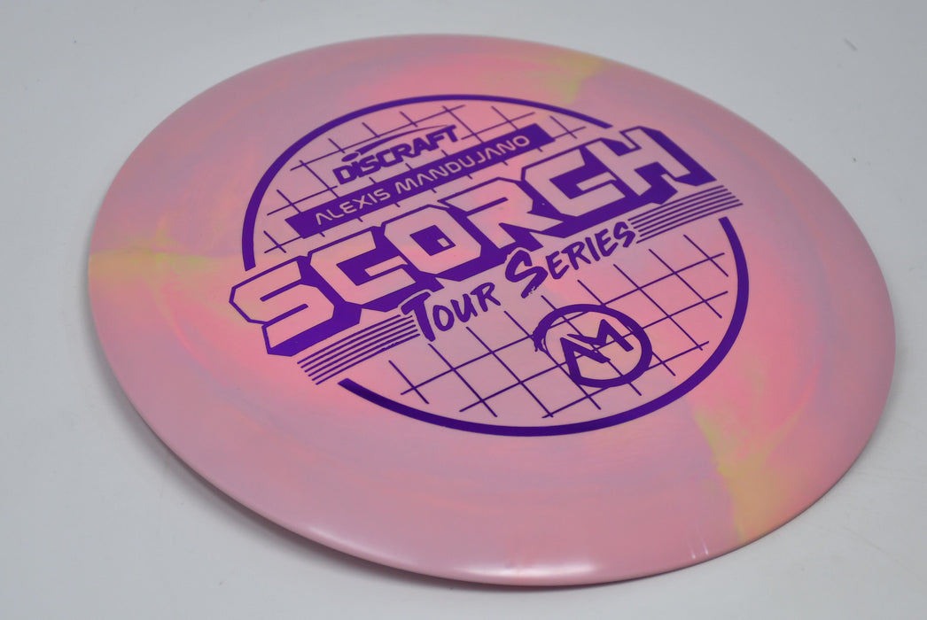 Buy Pink Discraft ESP Swirl Scorch Alexis Mandujano 2022 Tour Series Distance Driver Disc Golf Disc (Frisbee Golf Disc) at Skybreed Discs Online Store