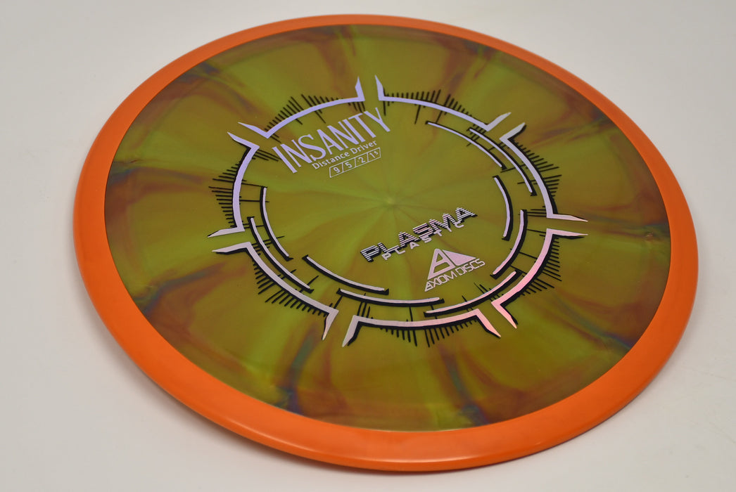 Buy Yellow Axiom Plasma Insanity Distance Driver Disc Golf Disc (Frisbee Golf Disc) at Skybreed Discs Online Store