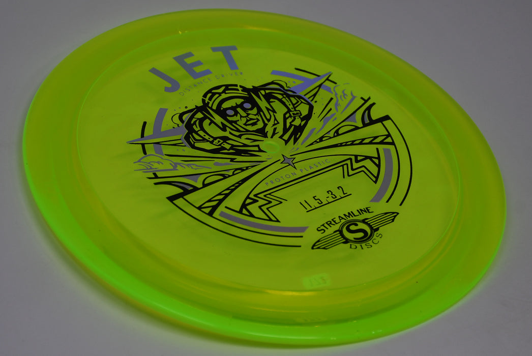 Buy Yellow Streamline Proton Jet Distance Driver Disc Golf Disc (Frisbee Golf Disc) at Skybreed Discs Online Store
