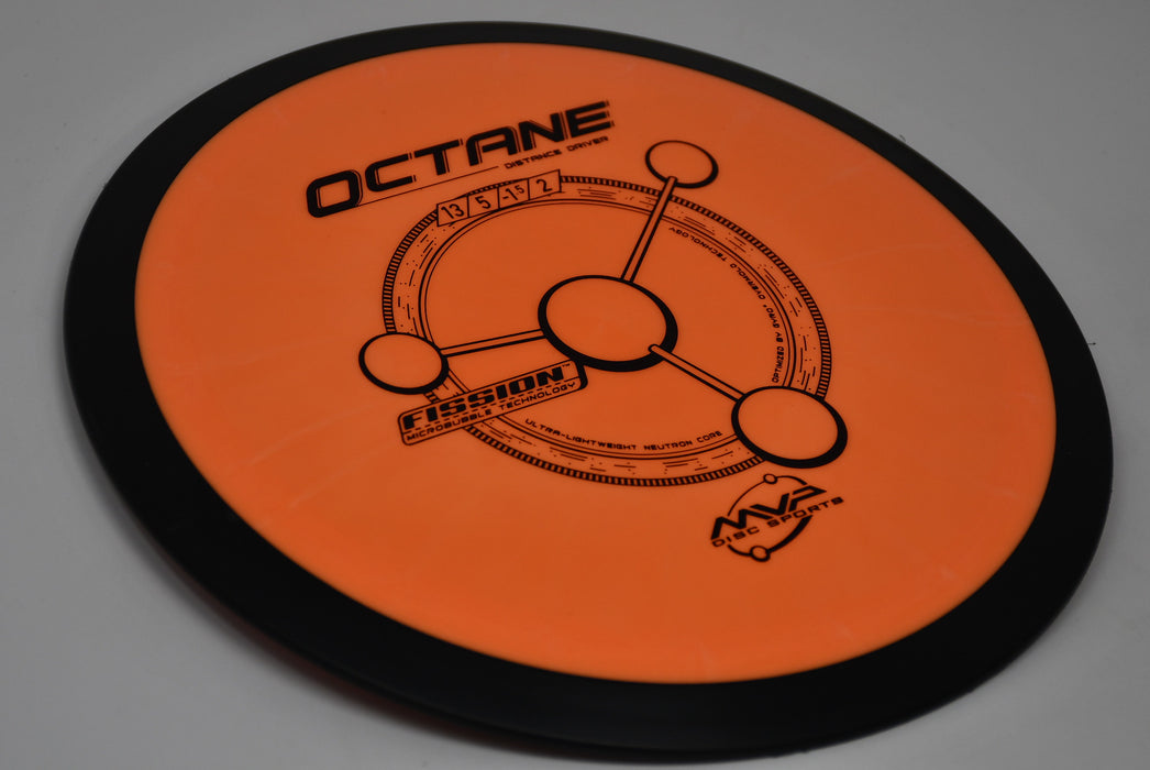 Buy Orange MVP Fission Octane Distance Driver Disc Golf Disc (Frisbee Golf Disc) at Skybreed Discs Online Store