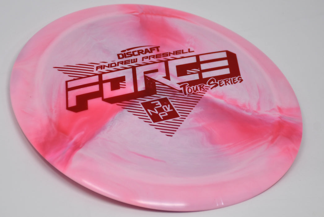 Buy Pink Discraft ESP Swirl Force Andrew Presnell 2022 Tour Series Distance Driver Disc Golf Disc (Frisbee Golf Disc) at Skybreed Discs Online Store