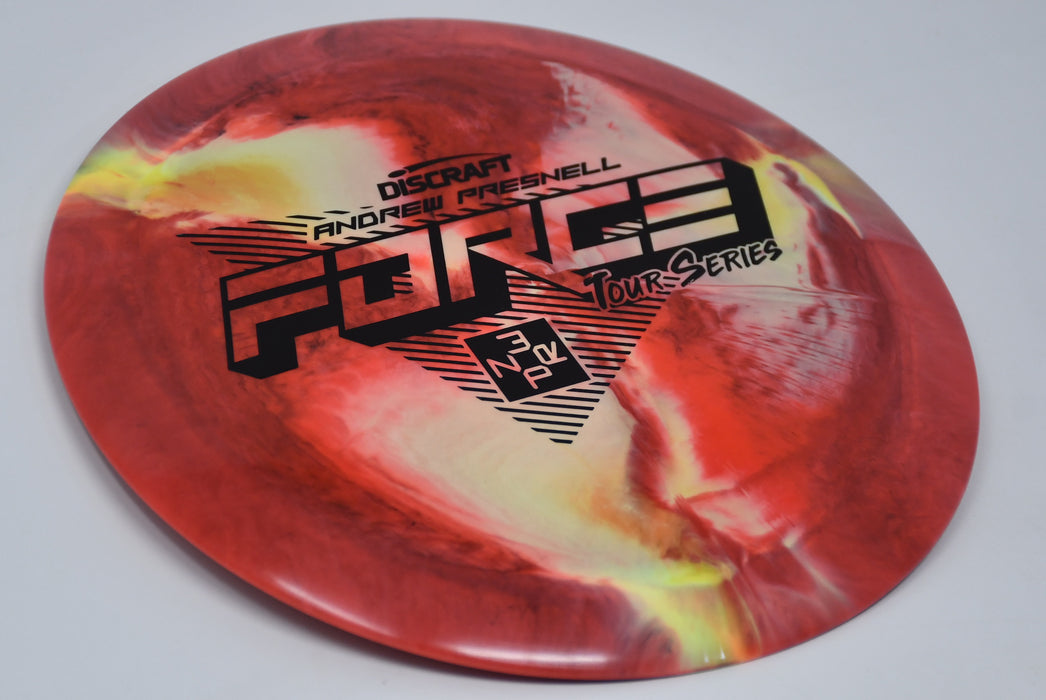 Buy Red Discraft ESP Swirl Force Andrew Presnell 2022 Tour Series Distance Driver Disc Golf Disc (Frisbee Golf Disc) at Skybreed Discs Online Store