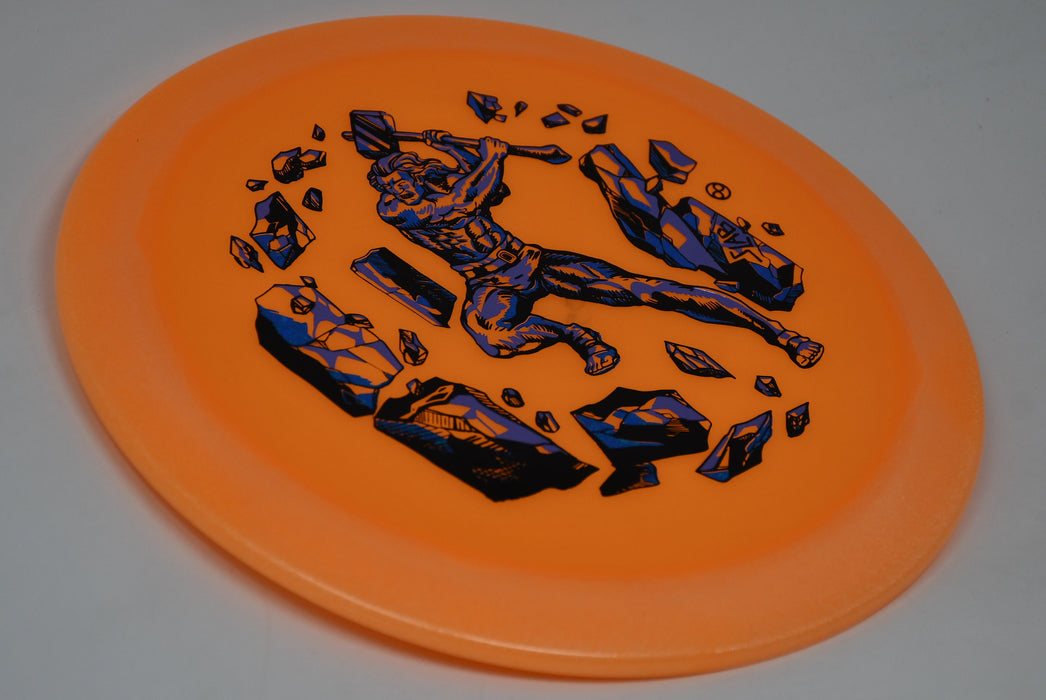 Buy Orange Infinite Discs C-Blend Glow Slab Distance Driver Disc Golf Disc (Frisbee Golf Disc) at Skybreed Discs Online Store