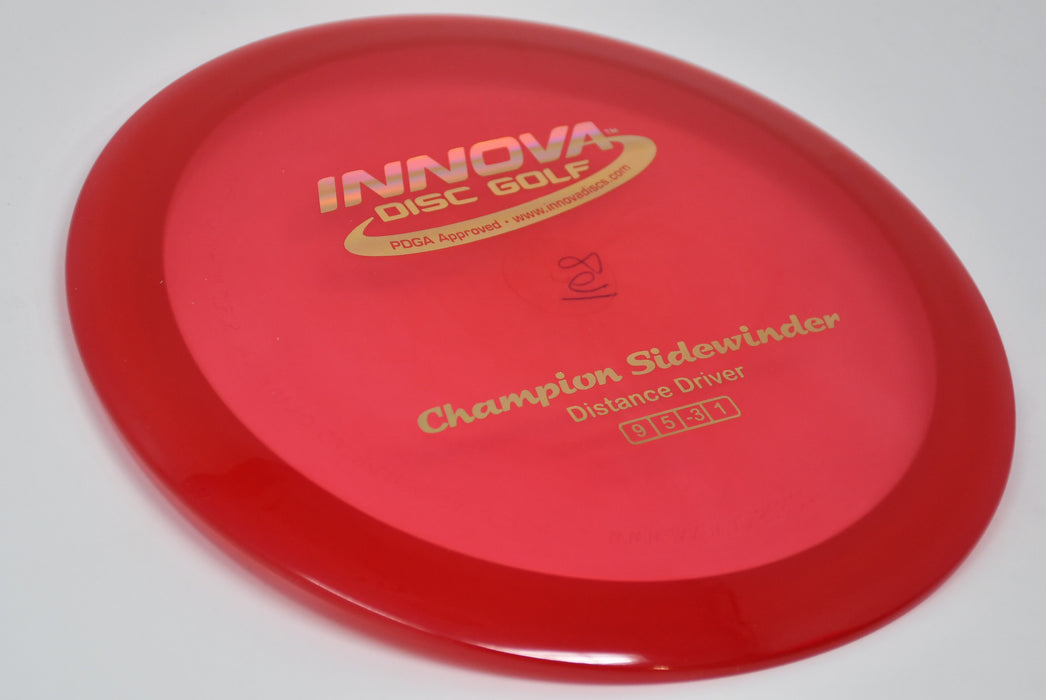 Buy Red Innova Champion Sidewinder Fairway Driver Disc Golf Disc (Frisbee Golf Disc) at Skybreed Discs Online Store