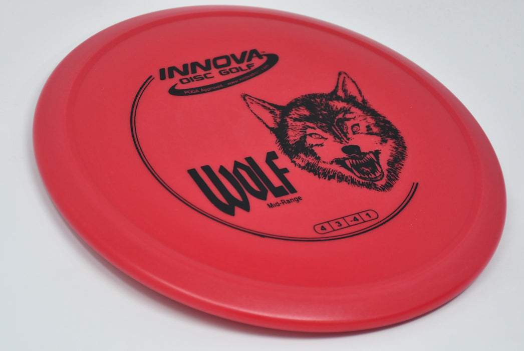 Buy Red Innova DX Wolf Midrange Disc Golf Disc (Frisbee Golf Disc) at Skybreed Discs Online Store