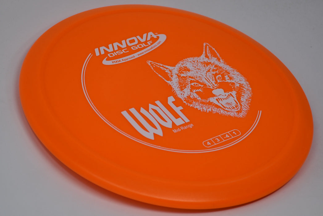 Buy Orange Innova DX Wolf Midrange Disc Golf Disc (Frisbee Golf Disc) at Skybreed Discs Online Store