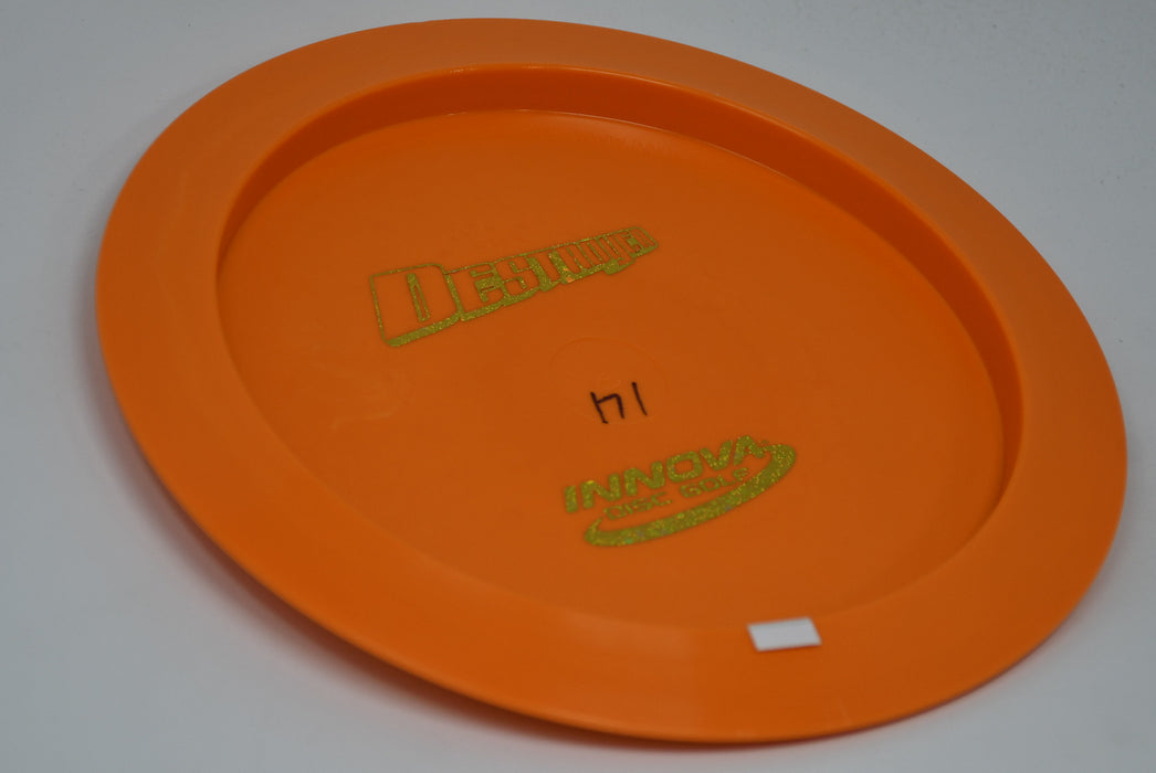 Buy Orange Innova Star Destroyer Bottom Stamp Distance Driver Disc Golf Disc (Frisbee Golf Disc) at Skybreed Discs Online Store