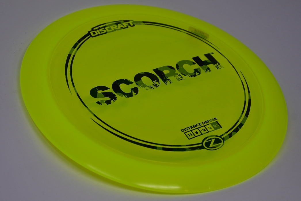 Buy Yellow Discraft Z Scorch Distance Driver Disc Golf Disc (Frisbee Golf Disc) at Skybreed Discs Online Store