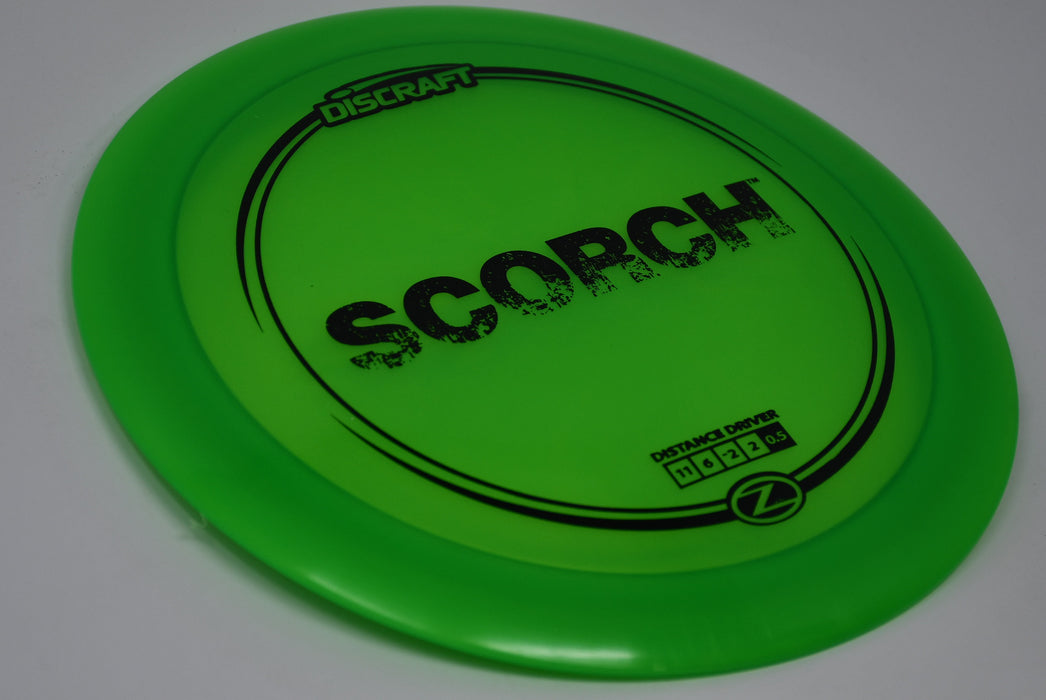 Buy Green Discraft Z Scorch Distance Driver Disc Golf Disc (Frisbee Golf Disc) at Skybreed Discs Online Store