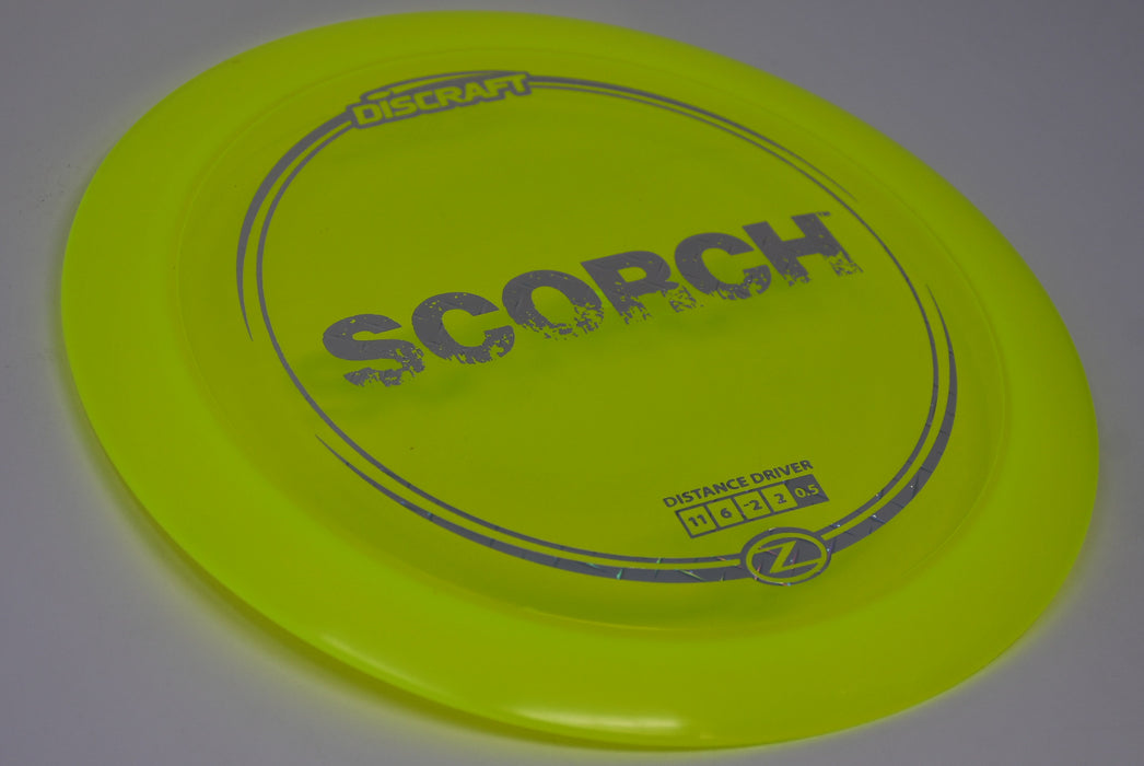 Buy Yellow Discraft Z Scorch Distance Driver Disc Golf Disc (Frisbee Golf Disc) at Skybreed Discs Online Store