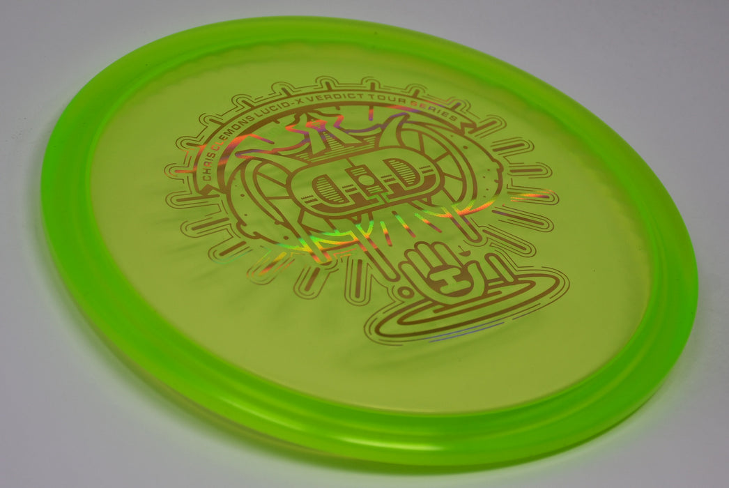 Buy Green Dynamic Lucid-X Verdict Chris Clemons Tour Series Midrange Disc Golf Disc (Frisbee Golf Disc) at Skybreed Discs Online Store