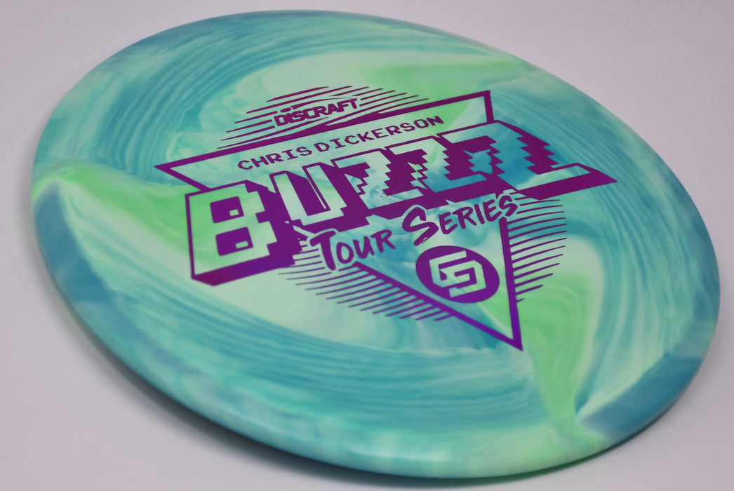 Buy Green Discraft ESP Swirl Buzzz Chris Dickerson 2022 Tour Series Midrange Disc Golf Disc (Frisbee Golf Disc) at Skybreed Discs Online Store