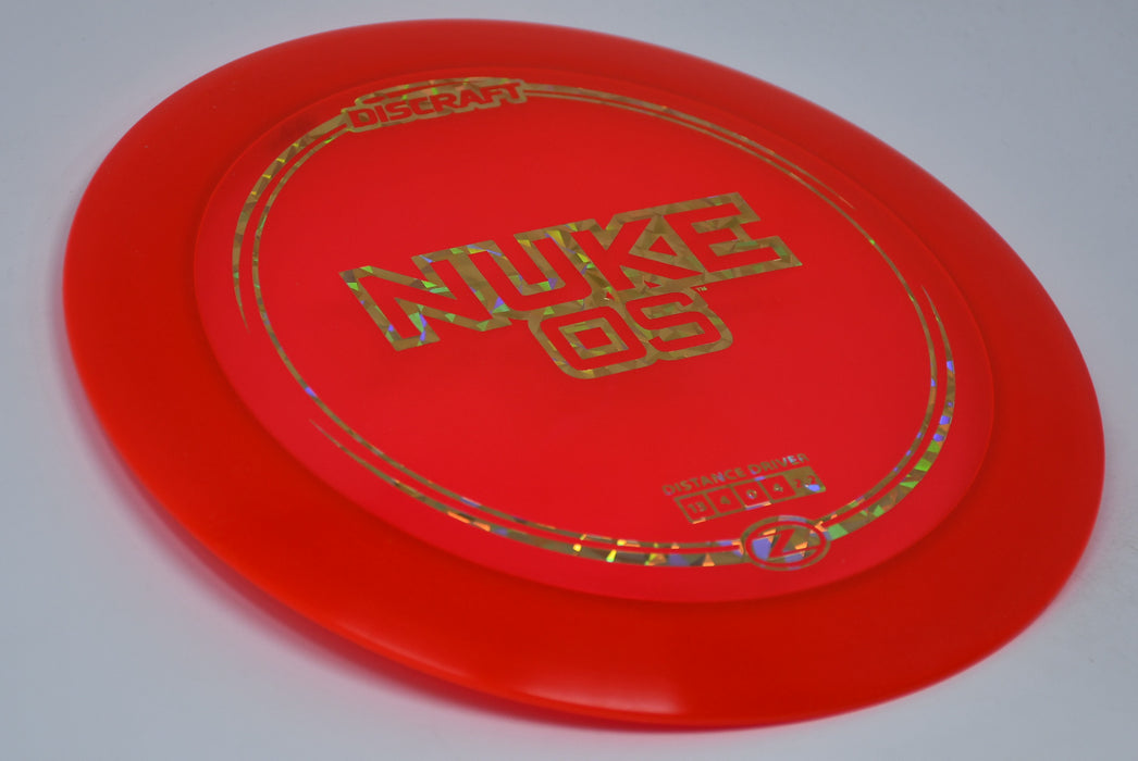 Buy Red Discraft Z Nuke OS Distance Driver Disc Golf Disc (Frisbee Golf Disc) at Skybreed Discs Online Store