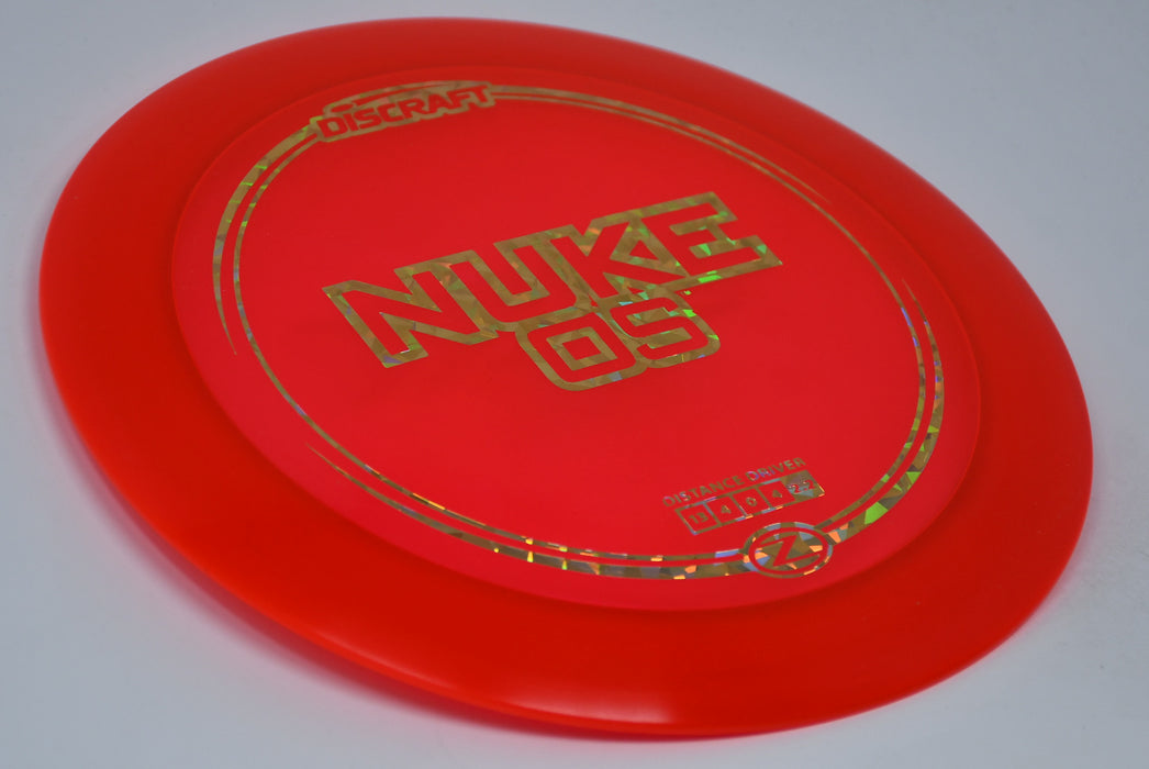 Buy Red Discraft Z Nuke OS Distance Driver Disc Golf Disc (Frisbee Golf Disc) at Skybreed Discs Online Store