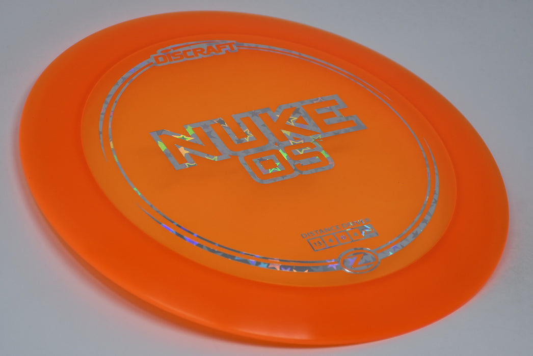 Buy Orange Discraft Z Nuke OS Distance Driver Disc Golf Disc (Frisbee Golf Disc) at Skybreed Discs Online Store