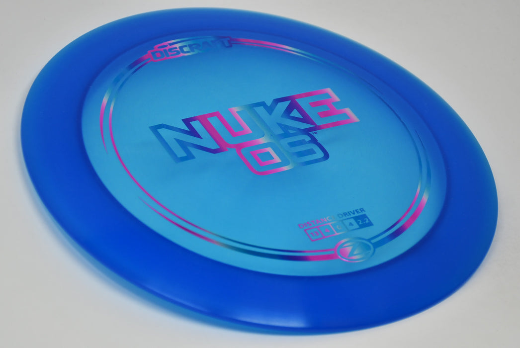 Buy Blue Discraft Z Nuke OS Distance Driver Disc Golf Disc (Frisbee Golf Disc) at Skybreed Discs Online Store