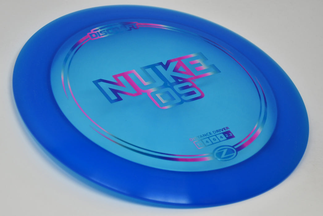 Buy Blue Discraft Z Nuke OS Distance Driver Disc Golf Disc (Frisbee Golf Disc) at Skybreed Discs Online Store