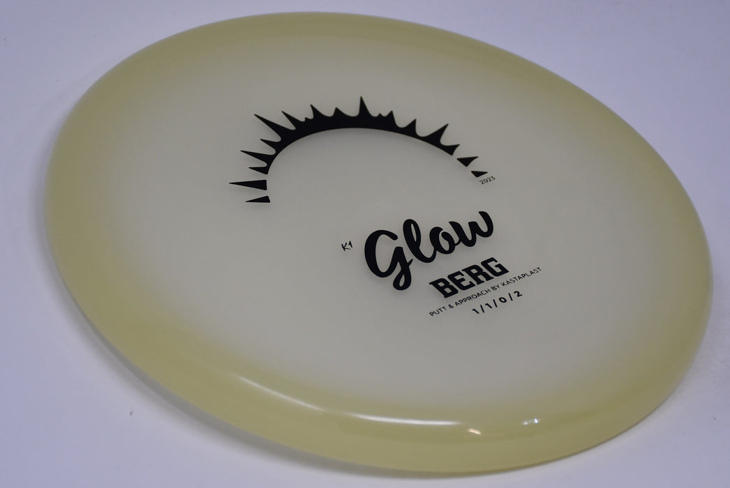 Buy White Kastaplast K1 Glow Berg 'Low Glow' Putt and Approach Disc Golf Disc (Frisbee Golf Disc) at Skybreed Discs Online Store