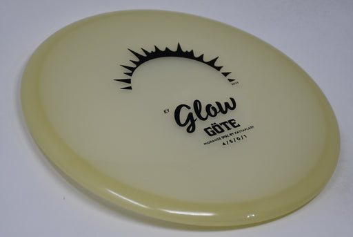 Buy White Kastaplast K1 Glow Gote 'Low Glow' Midrange Disc Golf Disc (Frisbee Golf Disc) at Skybreed Discs Online Store
