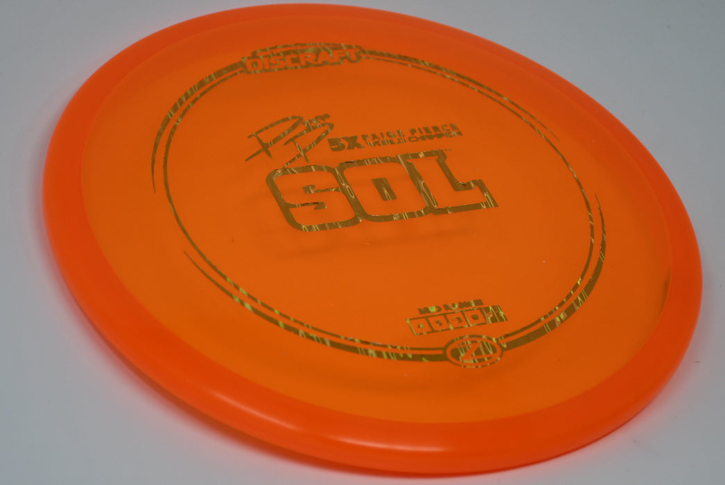 Buy Orange Discraft Z Sol Paige Pierce 5x Signature Midrange Disc Golf Disc (Frisbee Golf Disc) at Skybreed Discs Online Store