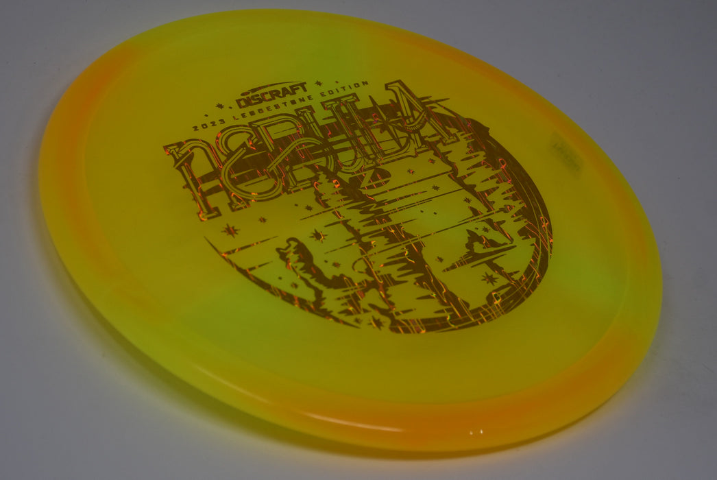 Buy Yellow Discraft LE Z Swirl Nebula Ledgestone 2023 Midrange Disc Golf Disc (Frisbee Golf Disc) at Skybreed Discs Online Store