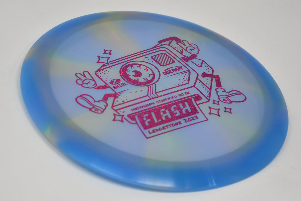 Buy Blue Discraft LE Z Swirl Flash Ledgestone 2023 Distance Driver Disc Golf Disc (Frisbee Golf Disc) at Skybreed Discs Online Store