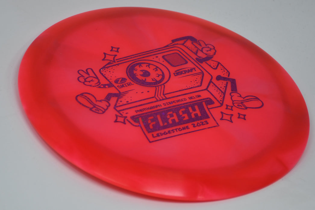 Buy Red Discraft LE Z Swirl Flash Ledgestone 2023 Distance Driver Disc Golf Disc (Frisbee Golf Disc) at Skybreed Discs Online Store