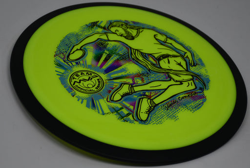 Buy Yellow MVP Neutron Volt Twisty James Fairway Driver Disc Golf Disc (Frisbee Golf Disc) at Skybreed Discs Online Store