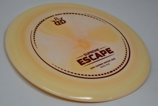 Buy Orange Dynamic Supreme Escape Fairway Driver Disc Golf Disc (Frisbee Golf Disc) at Skybreed Discs Online Store
