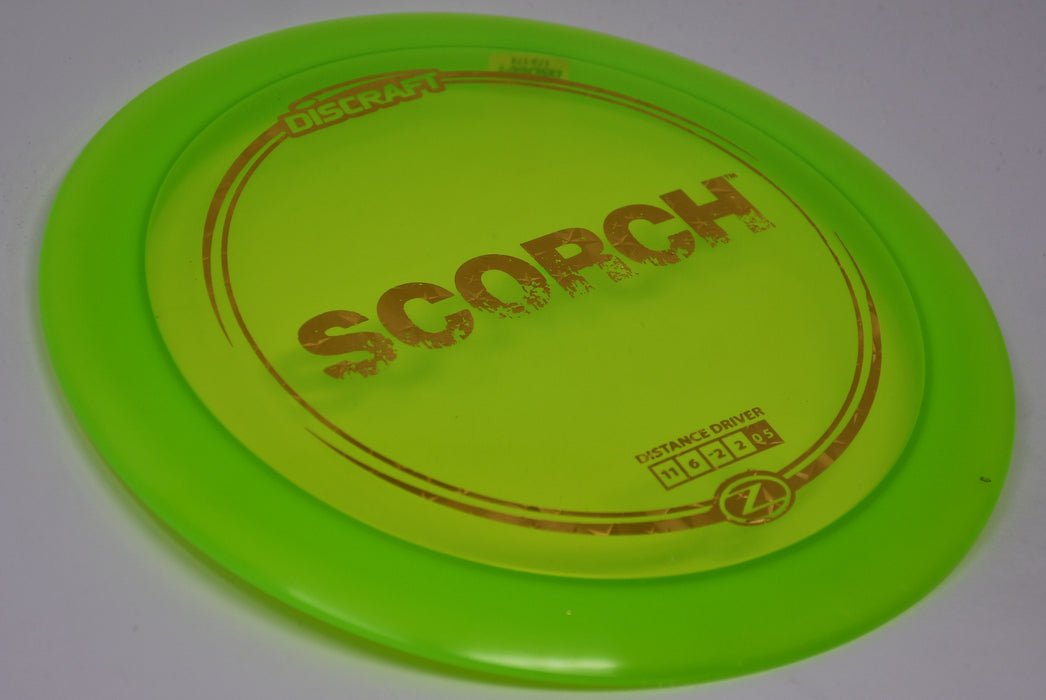 Buy Green Discraft Z Scorch Distance Driver Disc Golf Disc (Frisbee Golf Disc) at Skybreed Discs Online Store