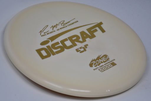 Buy White Discraft ESP Zone Paul McBeth 6x Signature Putt and Approach Disc Golf Disc (Frisbee Golf Disc) at Skybreed Discs Online Store
