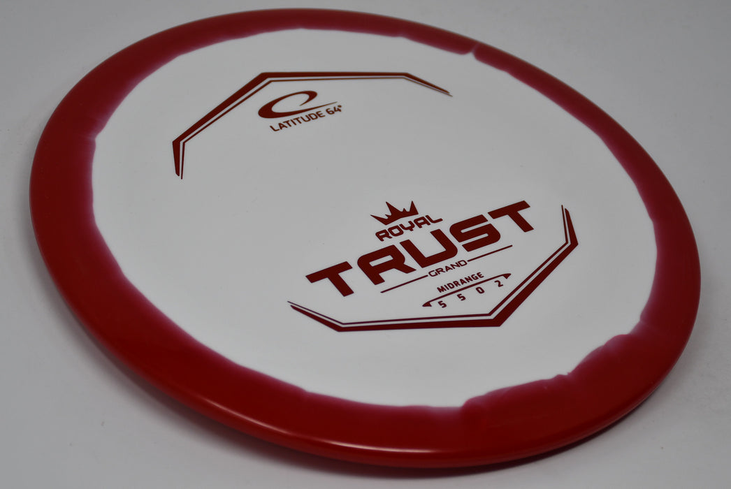 Buy Red Latitude 64 Royal Line Grand Orbit Trust Midrange Disc Golf Disc (Frisbee Golf Disc) at Skybreed Discs Online Store