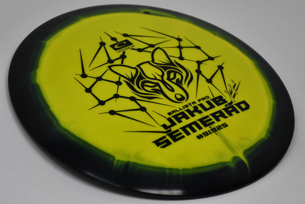 Buy Yellow Latitude 64 Gold Orbit Ballista Pro Jakub Semerad 2023 Distance Driver Disc Golf Disc (Frisbee Golf Disc) at Skybreed Discs Online Store