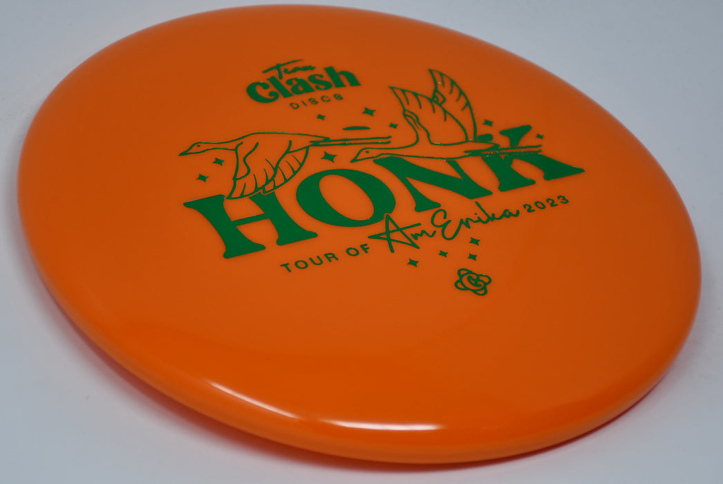 Buy Orange Clash STEADY Popcorn Erika Stinchcomb 2023 HONK Putt and Approach Disc Golf Disc (Frisbee Golf Disc) at Skybreed Discs Online Store