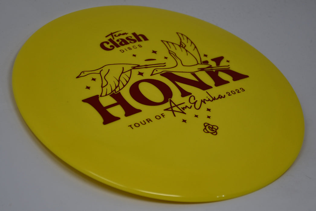Buy Yellow Clash STEADY Salt Erika Stinchcomb 2023 HONK Distance Driver Disc Golf Disc (Frisbee Golf Disc) at Skybreed Discs Online Store