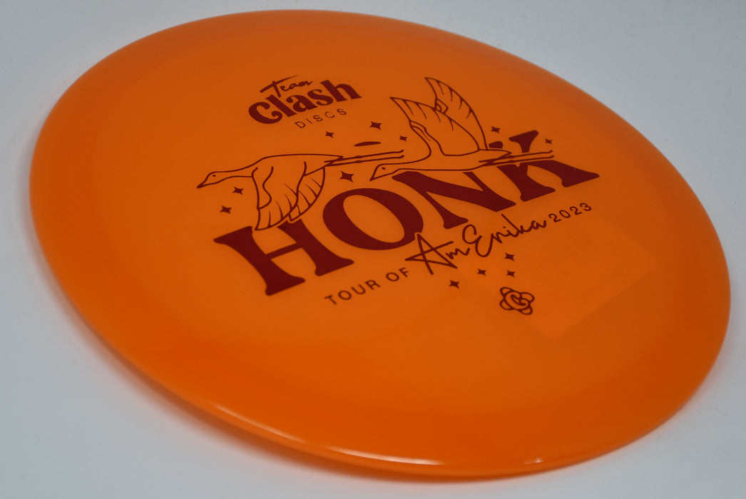 Buy Orange Clash STEADY Soda Erika Stinchcomb 2023 HONK Fairway Driver Disc Golf Disc (Frisbee Golf Disc) at Skybreed Discs Online Store