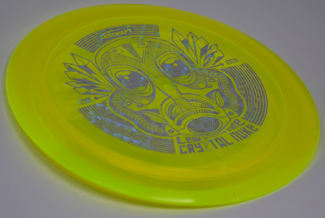 Buy Yellow Discraft LE CryZtal Nuke Ledgestone 2023 Distance Driver Disc Golf Disc (Frisbee Golf Disc) at Skybreed Discs Online Store