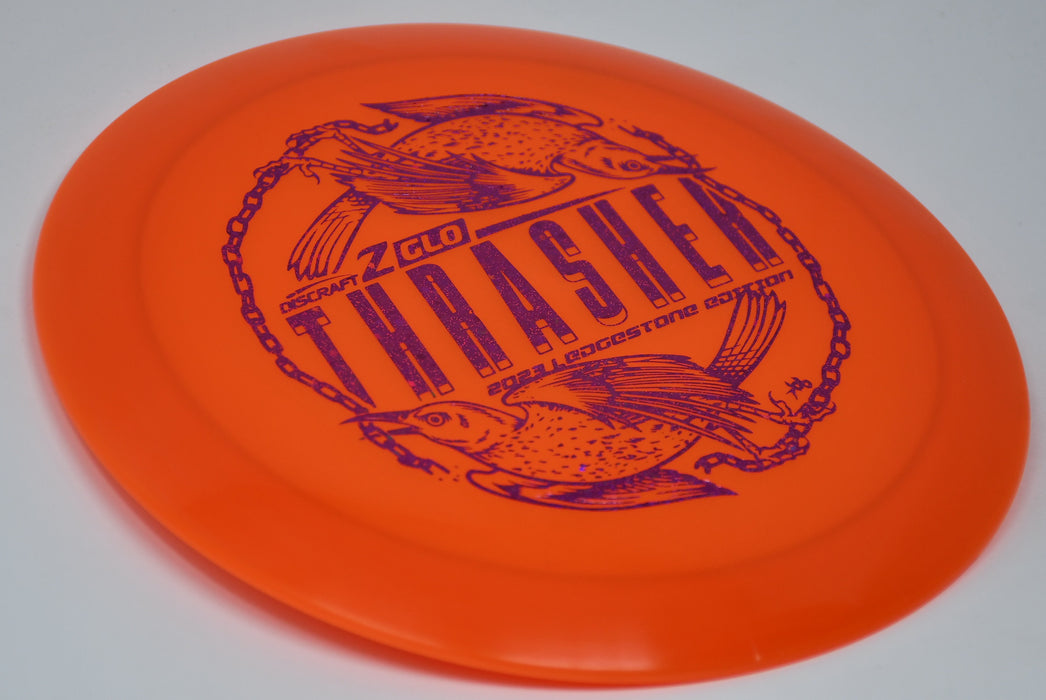 Buy Orange Discraft LE Z Glo Thrasher Ledgestone 2023 Distance Driver Disc Golf Disc (Frisbee Golf Disc) at Skybreed Discs Online Store