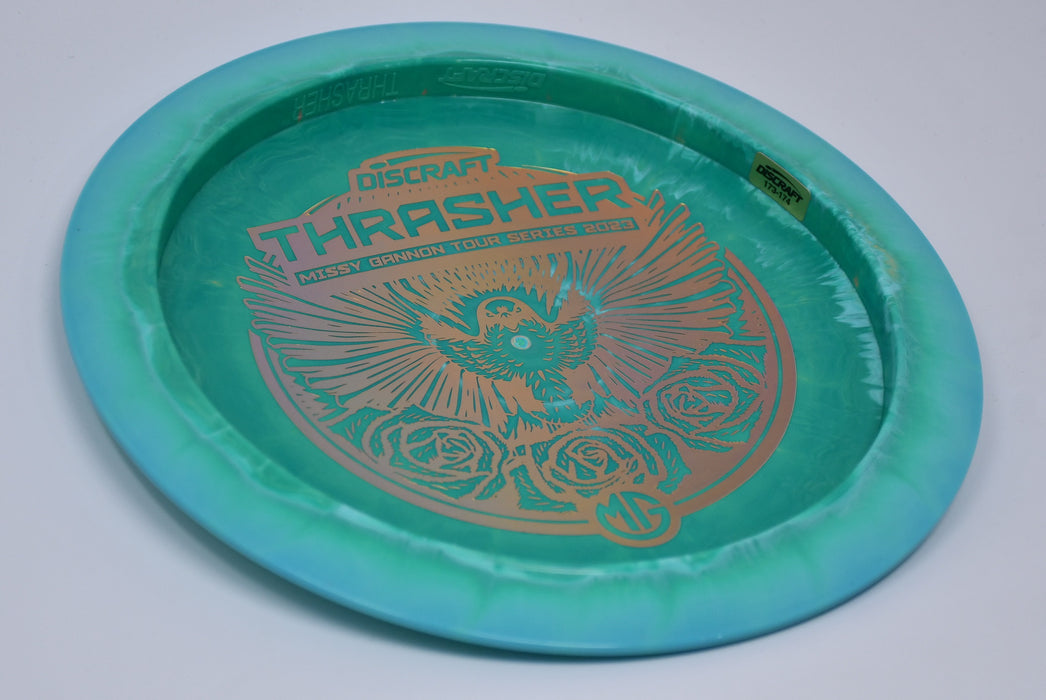 Buy Green Discraft ESP Swirl Thrasher Missy Gannon Tour Series 2023 Distance Driver Disc Golf Disc (Frisbee Golf Disc) at Skybreed Discs Online Store