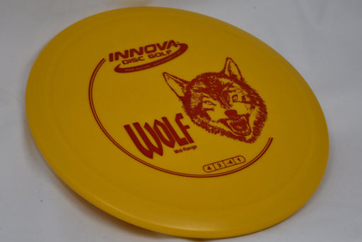 Buy Yellow Innova DX Wolf Midrange Disc Golf Disc (Frisbee Golf Disc) at Skybreed Discs Online Store